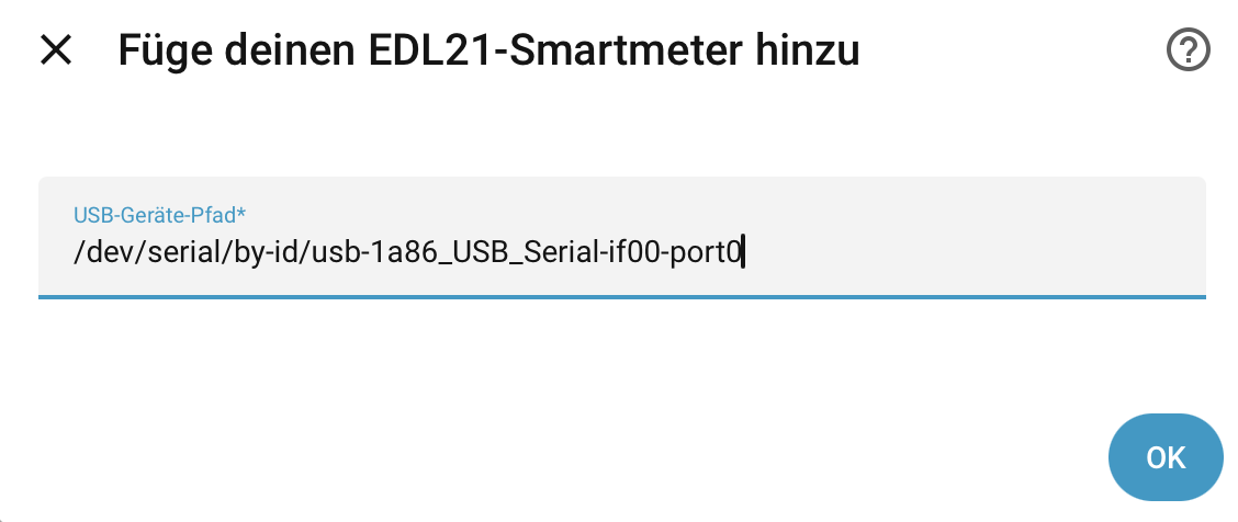 USB-Pfad eintragen